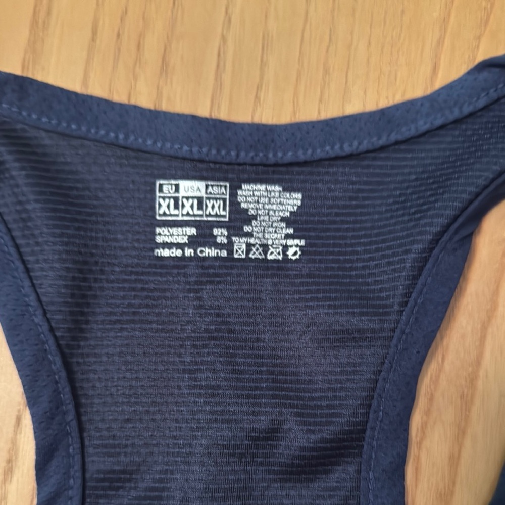 Skin Blue Racerback Tank Top - Picture 4 of 4